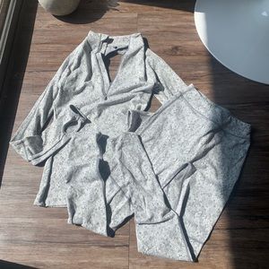 Gymshark matching set gray xs